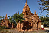 Bagan Myanmar. Temples near Abeyadana, Myinkaba. 